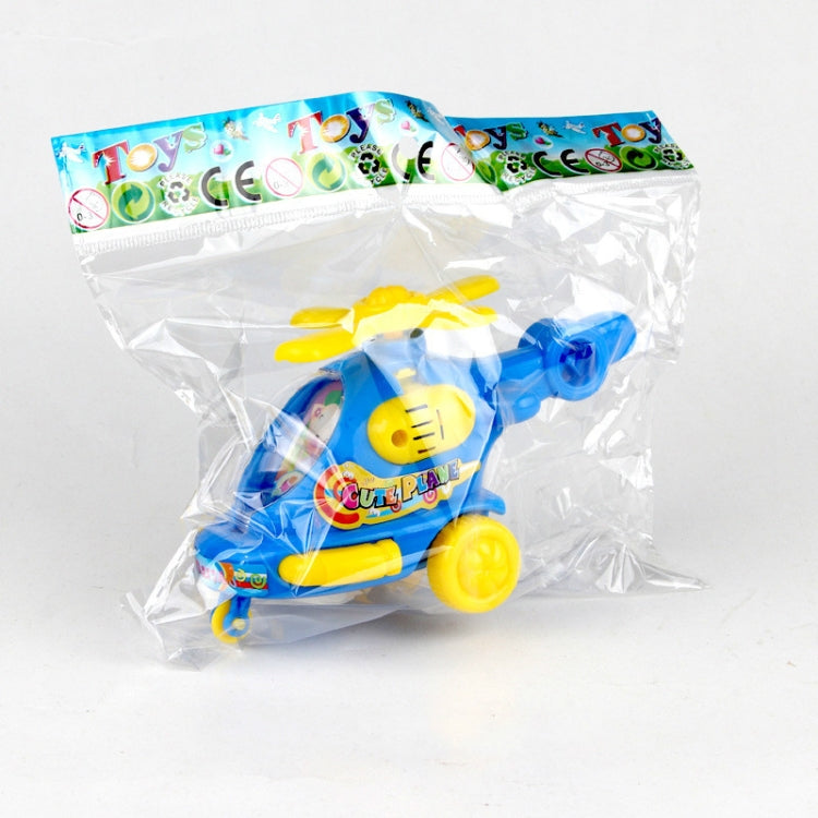 3 PCS Children Handle Plane Q Version Aviation Helicopter Model