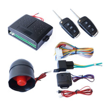 Load image into Gallery viewer, 2 Set Universal Sound And Light Car Alarm 12V Vehicle Alarm System Bullet Key Remote Control, Sound And Light Car Alarm