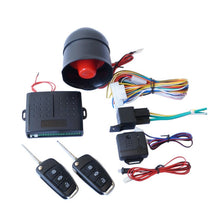 Load image into Gallery viewer, 2 Set Universal Sound And Light Car Alarm 12V Vehicle Alarm System Bullet Key Remote Control, Sound And Light Car Alarm