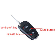 Load image into Gallery viewer, 2 Set Universal Sound And Light Car Alarm 12V Vehicle Alarm System Bullet Key Remote Control, Sound And Light Car Alarm