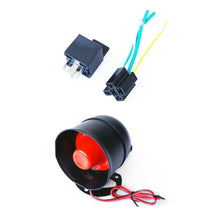 Load image into Gallery viewer, 2 Set Universal Sound And Light Car Alarm 12V Vehicle Alarm System Bullet Key Remote Control, Sound And Light Car Alarm