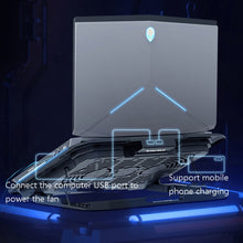 Load image into Gallery viewer, Suohuang Notebook Cooler Gaming Notebook Cooling Base Notebook Exhaust Fan Bracket
