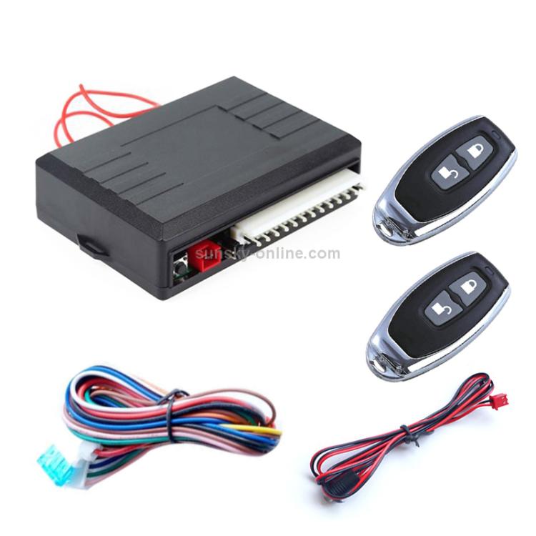 3pcs /Set Universal Car Keyless Entry Remote Control Central Lock With Indicator Light And Horn Function, TSK-405Q/T254