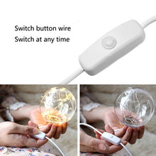 Load image into Gallery viewer, Star Moon Night Light USB Wood Base LED Atmosphere Light, Round Base