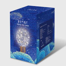 Load image into Gallery viewer, Star Moon Night Light USB Wood Base LED Atmosphere Light, Round Base