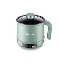 Load image into Gallery viewer, Multi-Function Electric-Cooker Mini Dormitory Student Cooking Rice Stir Frying Non-Stick Pot, 110V US Plug, White Manual Single Pot, White Manual Style with Steaming Grid, White Smart Single Pot, White Smart With Steaming Grid, Green Manual Single Pot ...