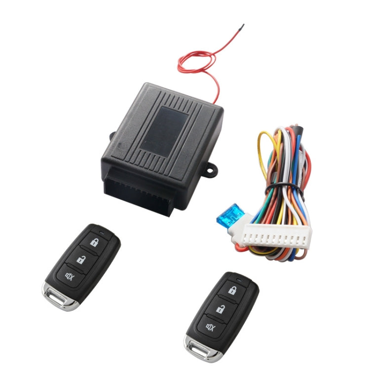 3pcs /Set Car Keyless Entry Remote Control Central Lock Universal Waterproof Three-Button Shell With Positive And Negative Tail Box, TSK-402B/T242