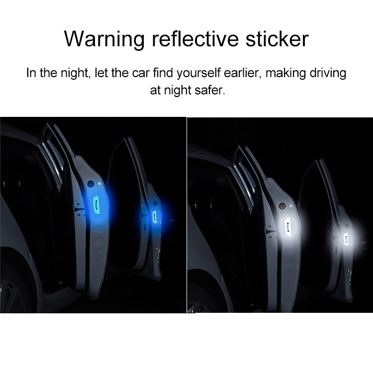 OPEN Reflective Tape Warning Mark Bicycle Accessories Car Door Stickers, Yellow, White, Red, Blue