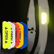 Load image into Gallery viewer, OPEN Reflective Tape Warning Mark Bicycle Accessories Car Door Stickers, Yellow, White, Red, Blue