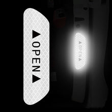 Load image into Gallery viewer, OPEN Reflective Tape Warning Mark Bicycle Accessories Car Door Stickers, Yellow, White, Red, Blue