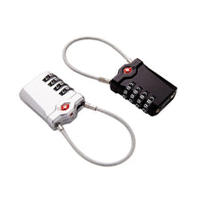 Load image into Gallery viewer, Zinc Alloy Red Dot Luggage Small Padlock Small Mini Code Lock, Black, Silver