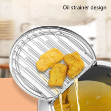 Load image into Gallery viewer, Fryer Pot Household Non-Stick Pan Temperature Control Mini Frying Pot, 24cm, 20cm