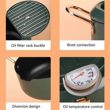 Load image into Gallery viewer, Fryer Pot Household Non-Stick Pan Temperature Control Mini Frying Pot, 24cm, 20cm