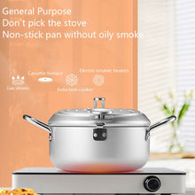 Load image into Gallery viewer, Fryer Pot Household Non-Stick Pan Temperature Control Mini Frying Pot, 24cm, 20cm