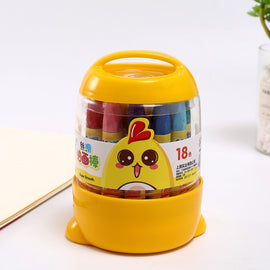Barrel Oil Pastel Colors Children Drawing Pen Set Washable Crayons, 12 Colors, 18 Colors, 24 Colors, 36 Colors