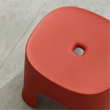 Load image into Gallery viewer, Household Bathroom Row Stools Plastic Stools Thickened Low Stools Square Stools Small Benches, Maple Yellow Children, Retro Red Children, Light Green Children, Black Children, Light Green Adult, Pink Adult, Retro Red Adult, Maple Yellow Adult          ...