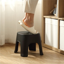 Load image into Gallery viewer, Household Bathroom Row Stools Plastic Stools Thickened Low Stools Square Stools Small Benches, Maple Yellow Children, Retro Red Children, Light Green Children, Black Children, Light Green Adult, Pink Adult, Retro Red Adult, Maple Yellow Adult          ...