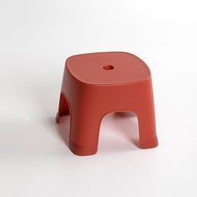 Load image into Gallery viewer, Household Bathroom Row Stools Plastic Stools Thickened Low Stools Square Stools Small Benches, Maple Yellow Children, Retro Red Children, Light Green Children, Black Children, Light Green Adult, Pink Adult, Retro Red Adult, Maple Yellow Adult          ...