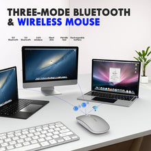 Load image into Gallery viewer, Inphic PM1 Office Mute Wireless Laptop Mouse, Matte, Battery Display, Bluetooth