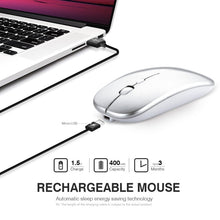 Load image into Gallery viewer, Inphic PM1 Office Mute Wireless Laptop Mouse, Matte, Battery Display, Bluetooth