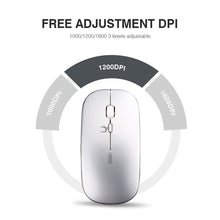 Load image into Gallery viewer, Inphic PM1 Office Mute Wireless Laptop Mouse, Matte, Battery Display, Bluetooth