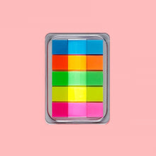 Load image into Gallery viewer, 5pcs Fluorescent Transparent Small Sticker Note Indicator Label Index Sticker, 7660 (One Box), 7661 (One Pack), 7662 (One Pack), 7663 (One Pack), 7664 (One Pack), 7665 (One Pack)