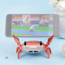 Load image into Gallery viewer, Weightlifting Crab Mobile Phone Stand Desktop Bluetooth Speaker Pen Holder Eye Stand Lazy Mobile Phone Stand