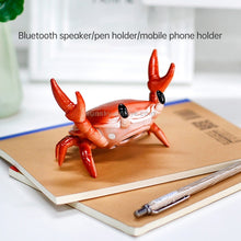 Load image into Gallery viewer, Weightlifting Crab Mobile Phone Stand Desktop Bluetooth Speaker Pen Holder Eye Stand Lazy Mobile Phone Stand