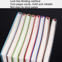 Load image into Gallery viewer, Notebook Student Notepad Diary Book Business Record Book PU Notebook, A5 Plain Weave Blue, A5 Plain Weave Cockscomb Red, A5 Plain Charred Tea Brown, A5 Plain Weave Black, A5 Plain Weave Bitter Tea Red, A5 Plain Weave Nile Blue, A5 Plain Weave Horn Gray...