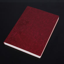 Load image into Gallery viewer, Notebook Student Notepad Diary Book Business Record Book PU Notebook, A5 Plain Weave Blue, A5 Plain Weave Cockscomb Red, A5 Plain Charred Tea Brown, A5 Plain Weave Black, A5 Plain Weave Bitter Tea Red, A5 Plain Weave Nile Blue, A5 Plain Weave Horn Gray...
