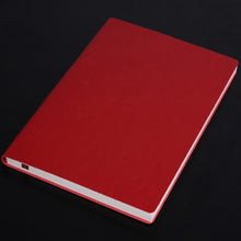 Load image into Gallery viewer, Notebook Student Notepad Diary Book Business Record Book PU Notebook, A5 Plain Weave Blue, A5 Plain Weave Cockscomb Red, A5 Plain Charred Tea Brown, A5 Plain Weave Black, A5 Plain Weave Bitter Tea Red, A5 Plain Weave Nile Blue, A5 Plain Weave Horn Gray...