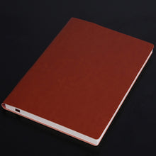 Load image into Gallery viewer, Notebook Student Notepad Diary Book Business Record Book PU Notebook, A5 Plain Weave Blue, A5 Plain Weave Cockscomb Red, A5 Plain Charred Tea Brown, A5 Plain Weave Black, A5 Plain Weave Bitter Tea Red, A5 Plain Weave Nile Blue, A5 Plain Weave Horn Gray...