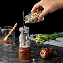 Load image into Gallery viewer, Wooden Lighthouse Shape Pepper Grinder Household Manual Sea Salt Grinding Tool, Style 2