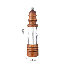 Load image into Gallery viewer, Wooden Lighthouse Shape Pepper Grinder Household Manual Sea Salt Grinding Tool, Style 2