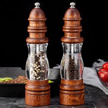 Load image into Gallery viewer, Wooden Lighthouse Shape Pepper Grinder Household Manual Sea Salt Grinding Tool, Style 2