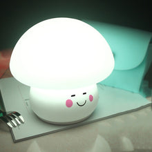 Load image into Gallery viewer, Silicone Colorful Mushroom Night Light Bedside Sleeping Table Lamp, 0.8W