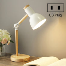 Load image into Gallery viewer, T1062 Dormitory Eye Protection Desk Lamp Bbedroom Bedside Wood Lamp