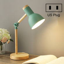 Load image into Gallery viewer, T1062 Dormitory Eye Protection Desk Lamp Bbedroom Bedside Wood Lamp