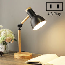 Load image into Gallery viewer, T1062 Dormitory Eye Protection Desk Lamp Bbedroom Bedside Wood Lamp