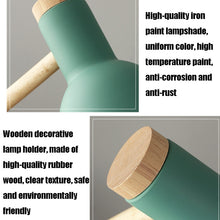 Load image into Gallery viewer, T1062 Dormitory Eye Protection Desk Lamp Bbedroom Bedside Wood Lamp