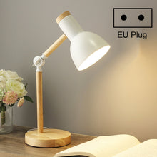 Load image into Gallery viewer, T1062 Dormitory Eye Protection Desk Lamp Bbedroom Bedside Wood Lamp