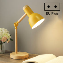 Load image into Gallery viewer, T1062 Dormitory Eye Protection Desk Lamp Bbedroom Bedside Wood Lamp
