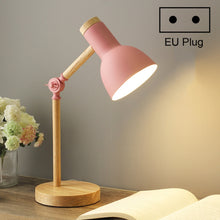 Load image into Gallery viewer, T1062 Dormitory Eye Protection Desk Lamp Bbedroom Bedside Wood Lamp
