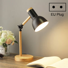 Load image into Gallery viewer, T1062 Dormitory Eye Protection Desk Lamp Bbedroom Bedside Wood Lamp