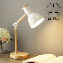 Load image into Gallery viewer, T1062 Dormitory Eye Protection Desk Lamp Bbedroom Bedside Wood Lamp