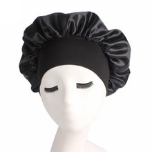 Load image into Gallery viewer, 2 PCS TJM-301 Night Cap With Wide Brim And Elasticity Headband Ladies Chemotherapy Cap Hair Care Hat, M 56-58cm