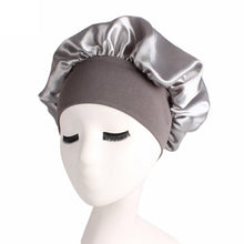 Load image into Gallery viewer, 2 PCS TJM-301 Night Cap With Wide Brim And Elasticity Headband Ladies Chemotherapy Cap Hair Care Hat, M 56-58cm