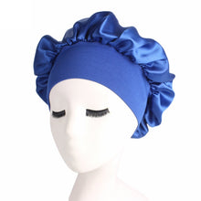 Load image into Gallery viewer, 2 PCS TJM-301 Night Cap With Wide Brim And Elasticity Headband Ladies Chemotherapy Cap Hair Care Hat, M 56-58cm