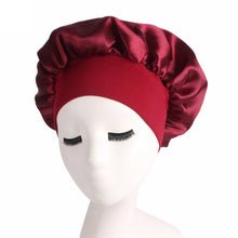 Load image into Gallery viewer, 2 PCS TJM-301 Night Cap With Wide Brim And Elasticity Headband Ladies Chemotherapy Cap Hair Care Hat, M 56-58cm