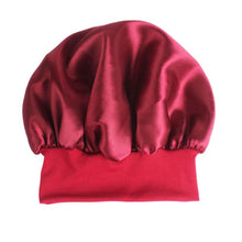 Load image into Gallery viewer, 2 PCS TJM-301 Night Cap With Wide Brim And Elasticity Headband Ladies Chemotherapy Cap Hair Care Hat, M 56-58cm